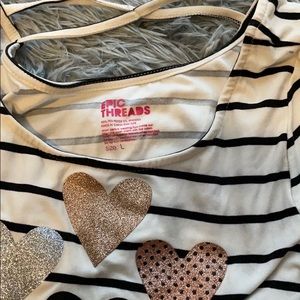 EPIC THREADS Striped Skater Dress